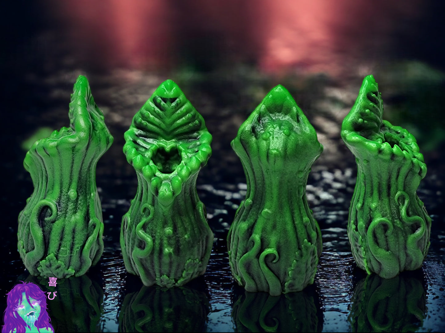 Small FTM Pleasure Pitcher Stroker - Open