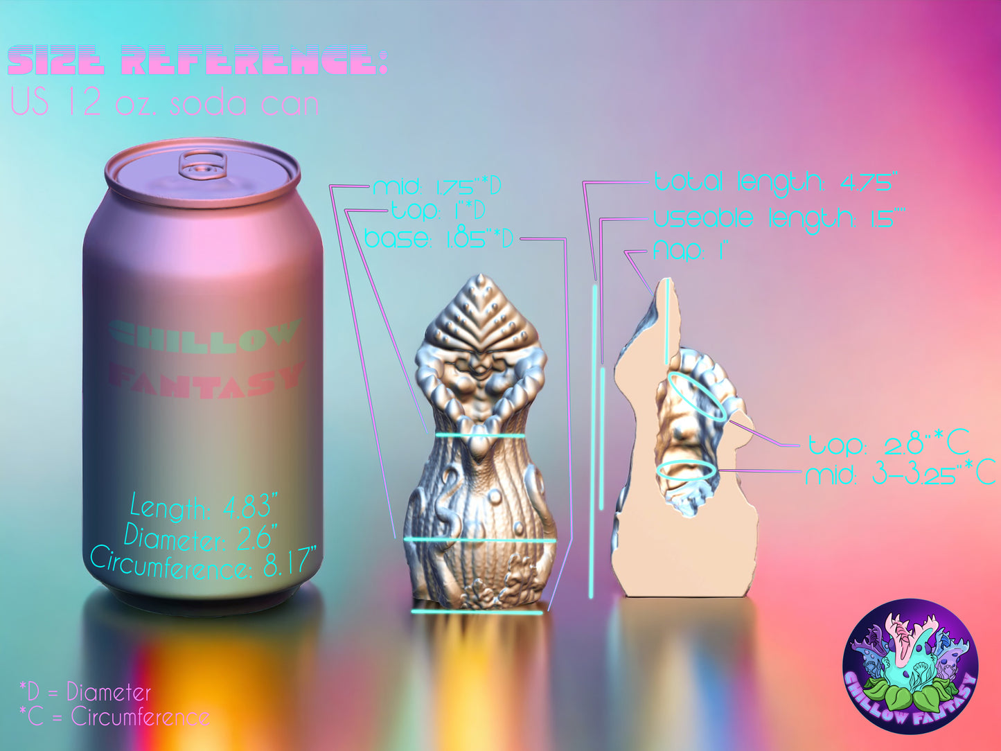 Large FTM Pleasure Pitcher Stroker - CLOSED