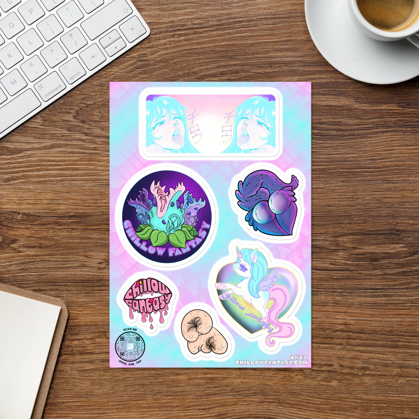 Chillow Fantasy sticker sheet